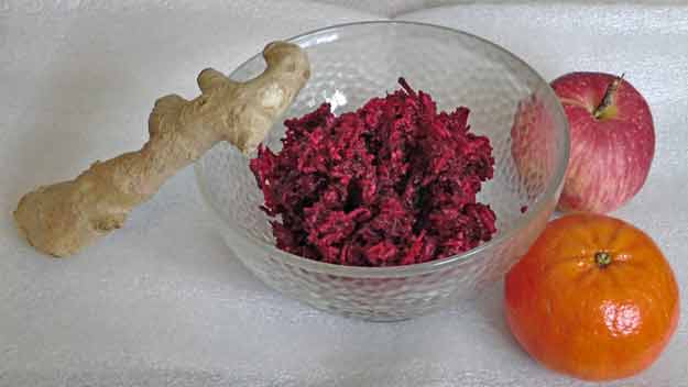 Salát z čerstvé řepy plný zdraví, od naší čtenářky