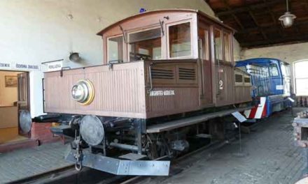 Vzácná akumulátorová lokomotiva v Národním technickém muzeu